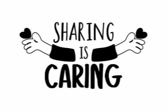 10 lines on sharing is caring