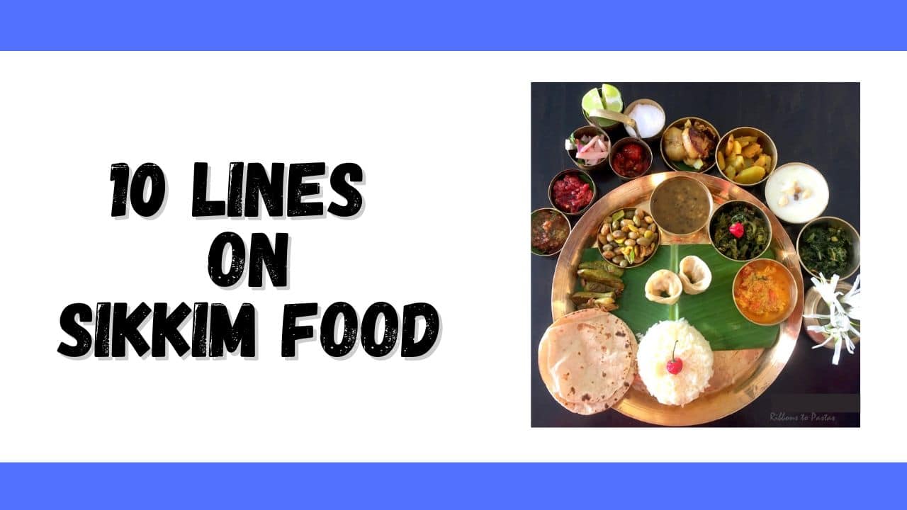 essay on food of sikkim